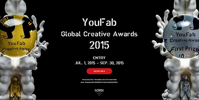 فراخوان ارسال آثار به مراسم جهانی YouFab Global Creative Awards 2015