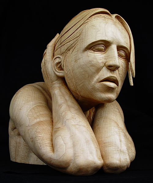 مجسمه های چوبی فیگوراتیو توسط Stefanie Rocknak