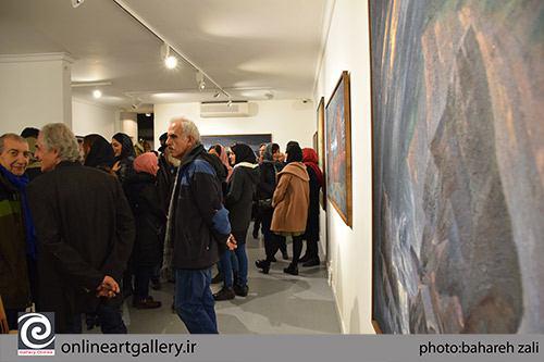گزارش تصویری نمایشگاه نقاشی های ایوب امدادیان در گالری هور