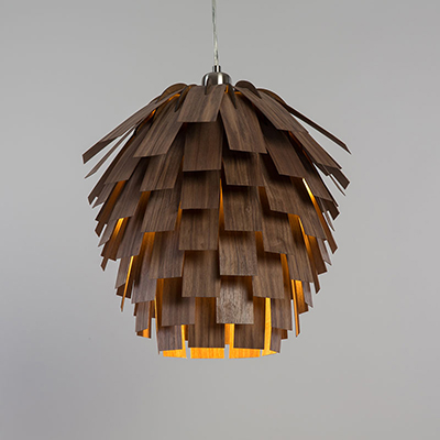 طراحی و ساخت لامپ، الهام گرفته شده از کاج
