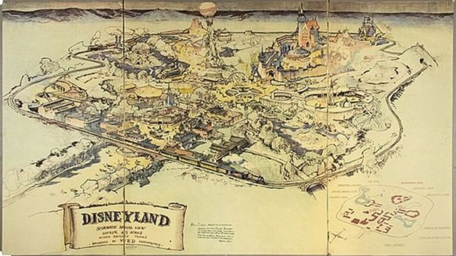 قدیمی‌ترین نقشه دیسنی‌لند در حراج بیش از هفتصد هزار دلار به فروش رسید