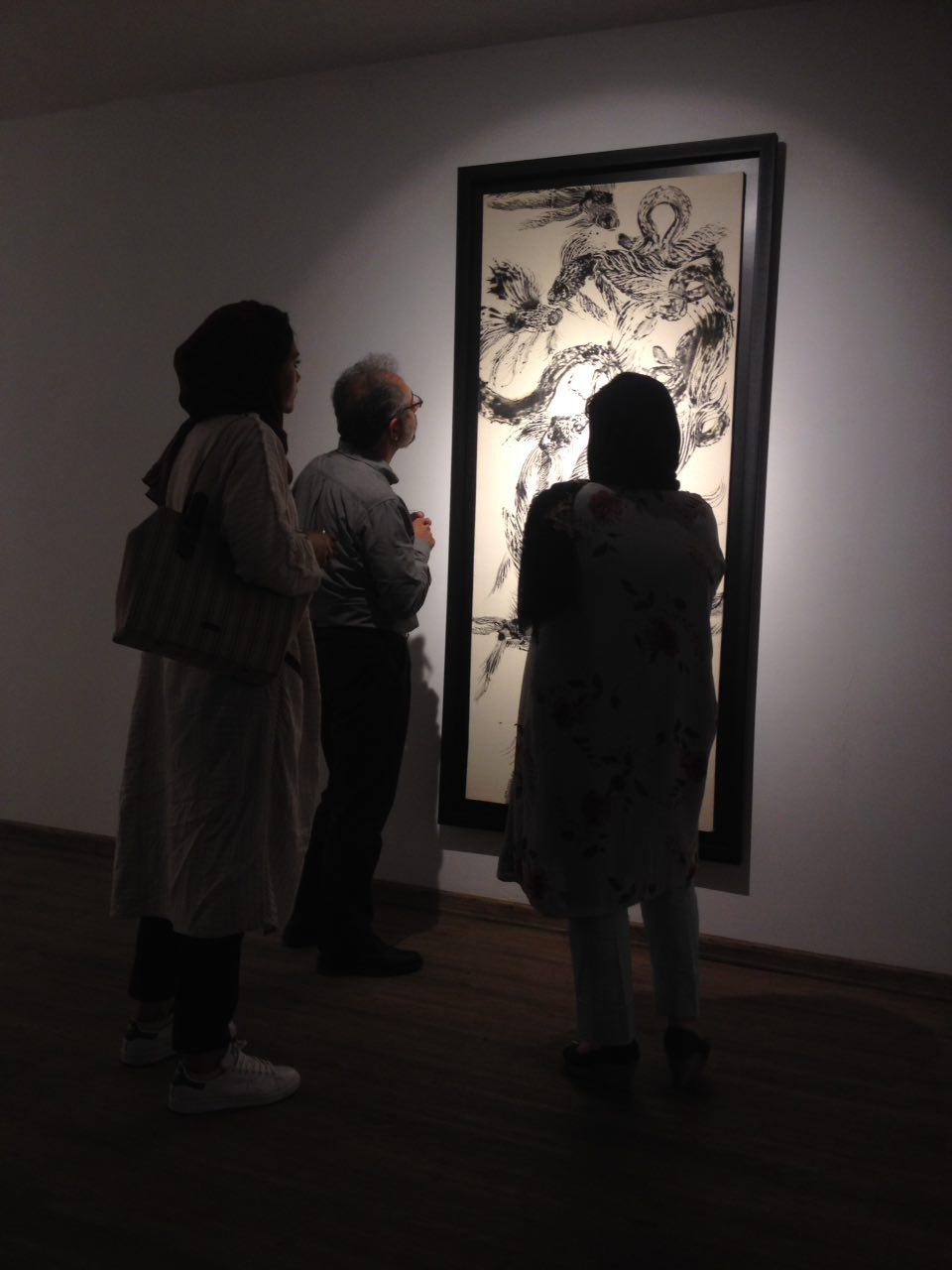 گزارش تصویری نمایشگاه نقاشی میترا نابغیی با عنوان مارسیمولوژی در گالری هوم