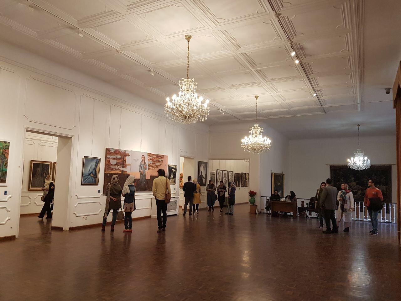 گزارش تصویری نمایشگاه «سرچشمه احساس در فرم و رنگ» در باغ موزه سعد آباد