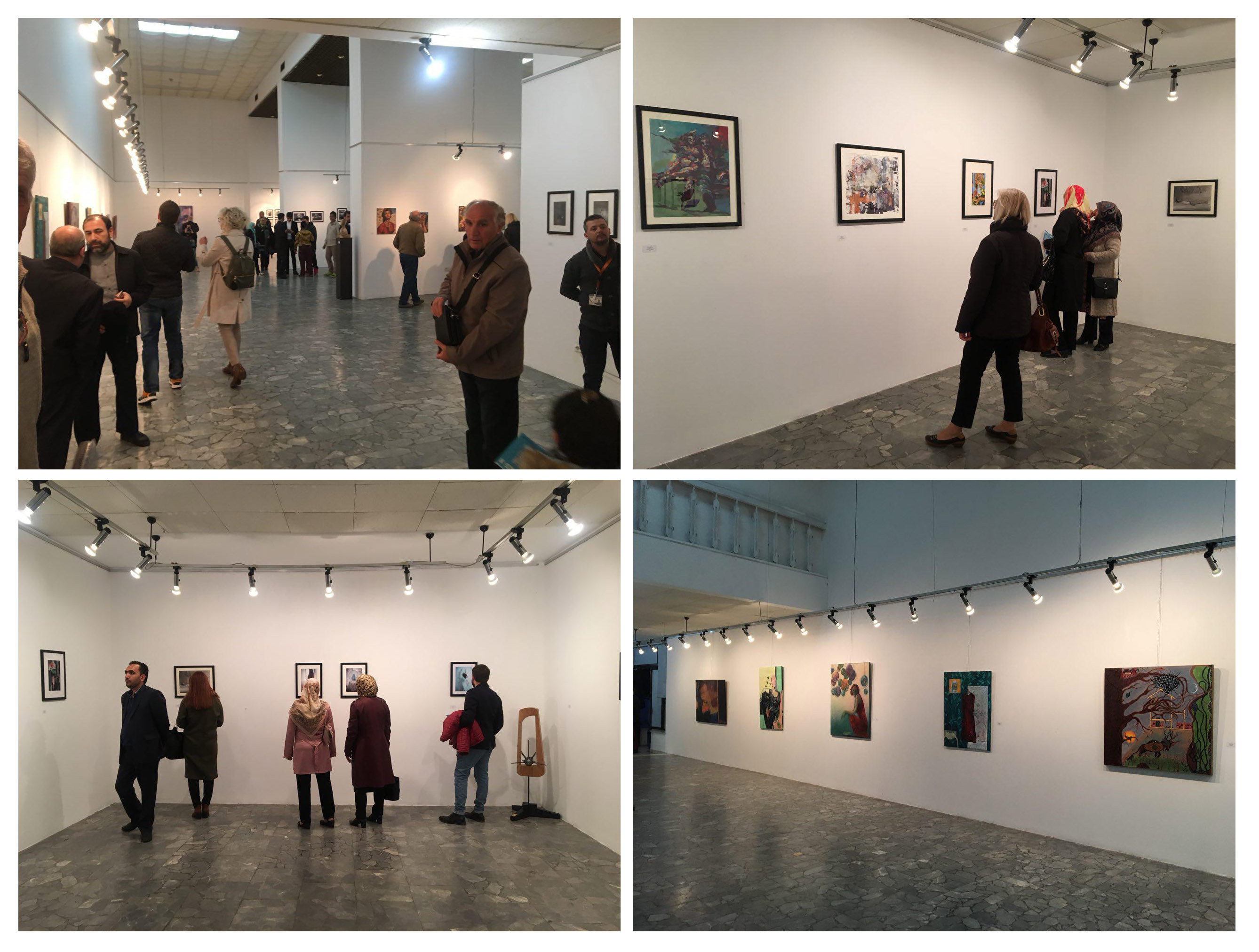 گزارش تصویری نمایشگاه گروهی خطوط نا تمام ۲ در موزه ملی آلبانی