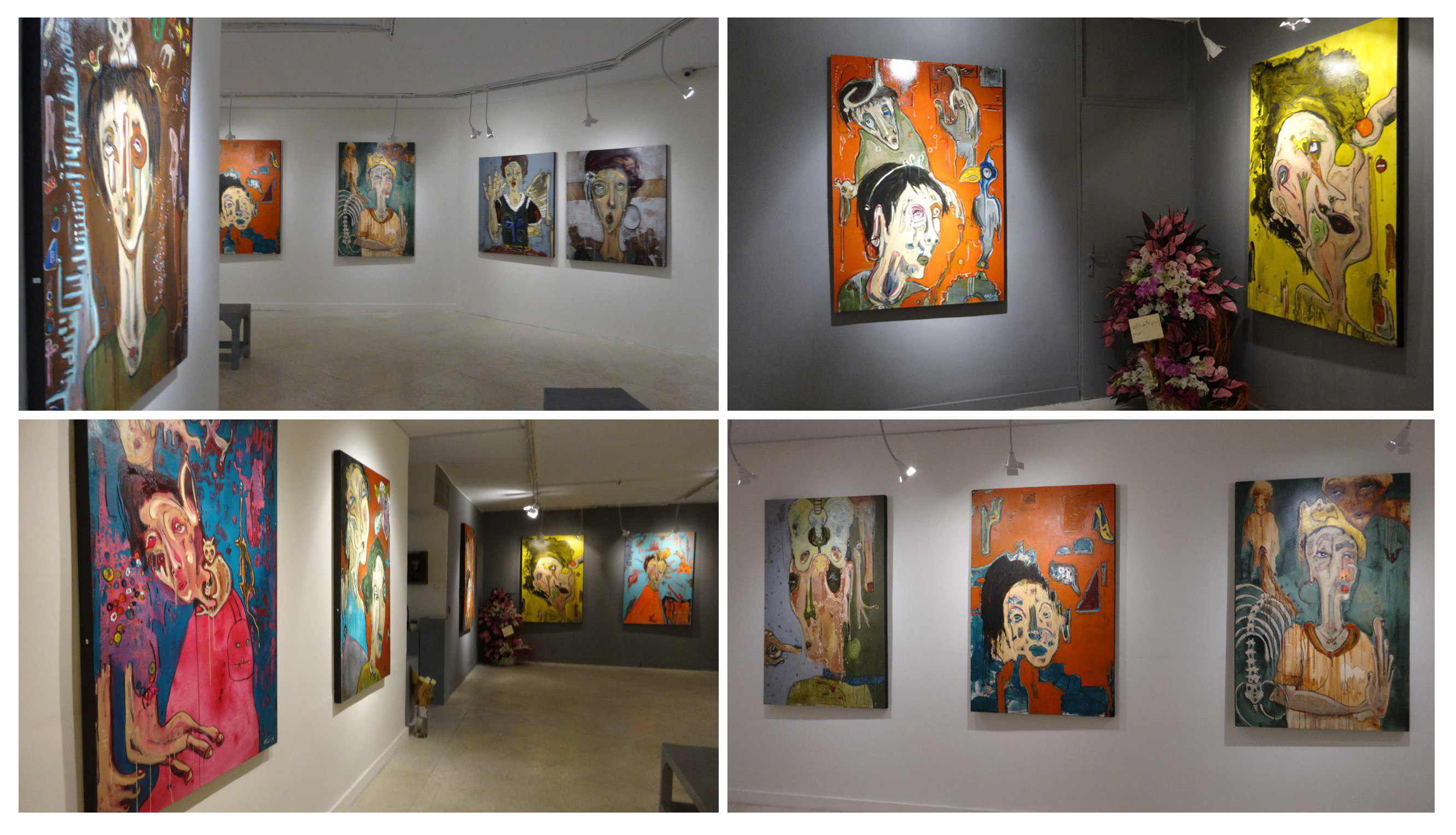 گزارش تصویری نمایشگاه آثار آرزو جباری در گالری نگر