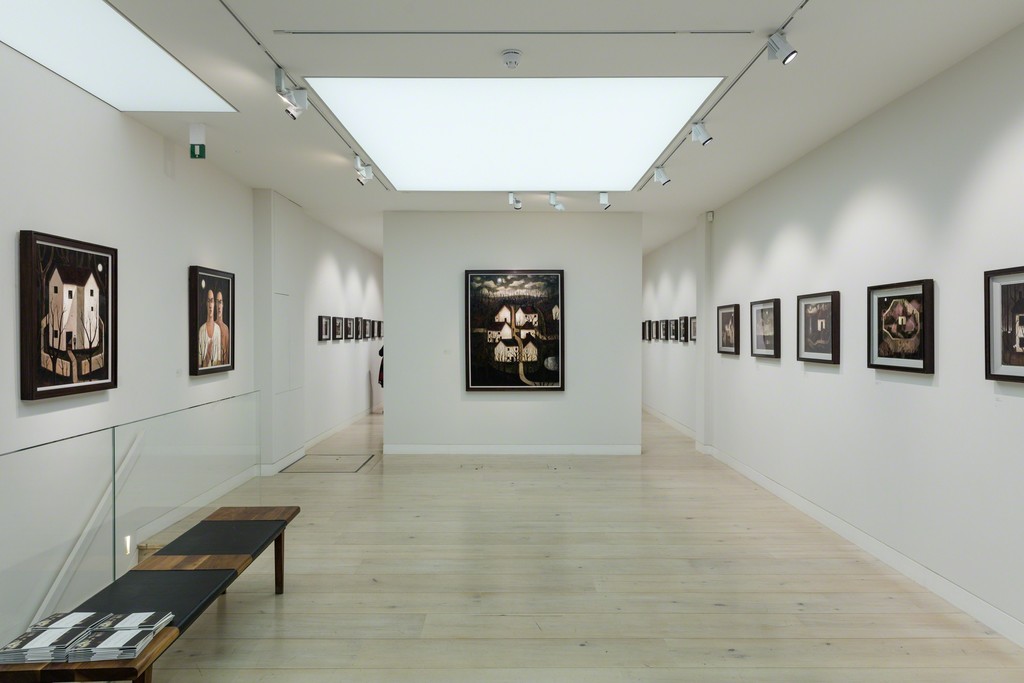 گزارش تصویری نمایشگاه انفرادی هنرمند انگلیسی John Caple در گالری John Martin لندن