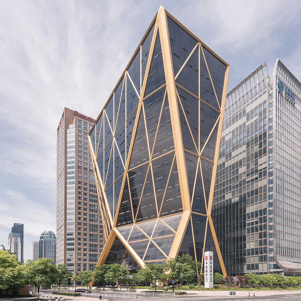 نماد فرهنگی چین باستان الهام بخش طراحی ساختمان بانک مرکزی "سیتیک" توسط نورمن فاستر