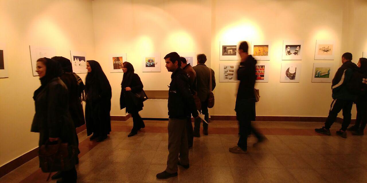 یازدهمین دوسالانه بین المللی کاریکاتور تهران در «صبا» آغاز شد