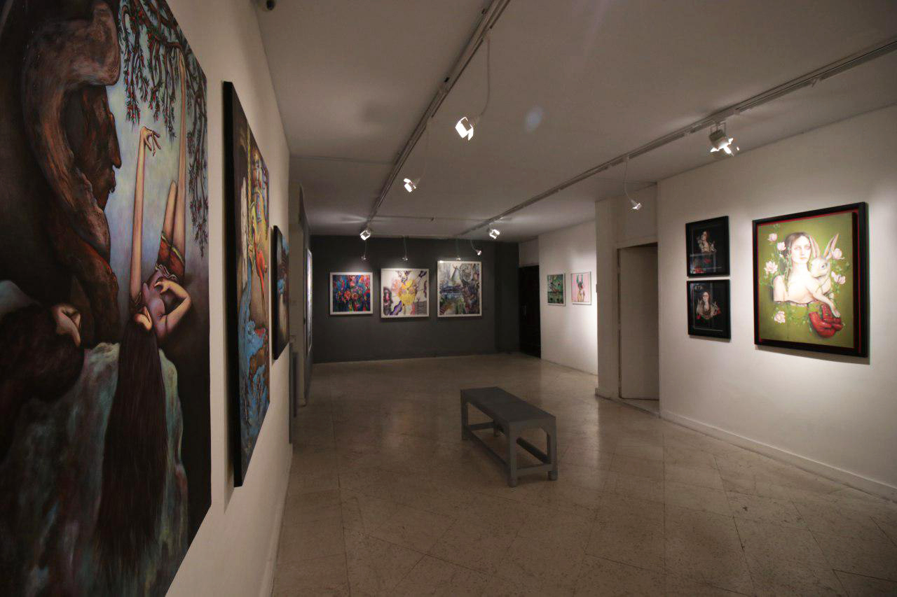 گزارش تصویری نمایشگاه گروهی "سورئال" در گالری نگر