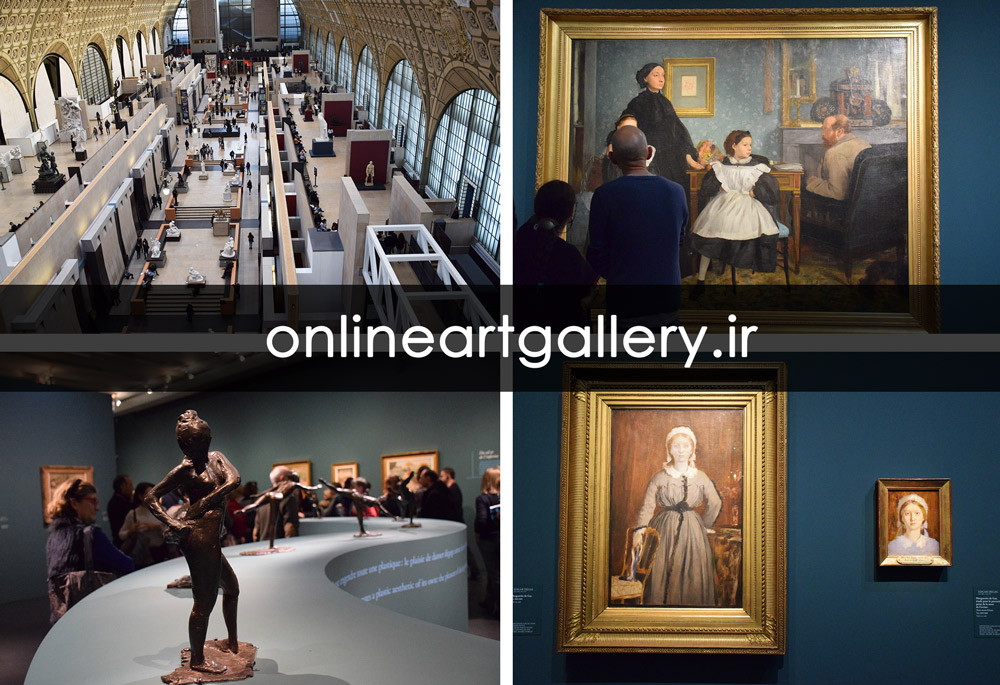 گزارش تصویری نمایشگاه مرور زندگی و آثار ادگار دگا در موزه اورسی پاریس (بخش دوم)