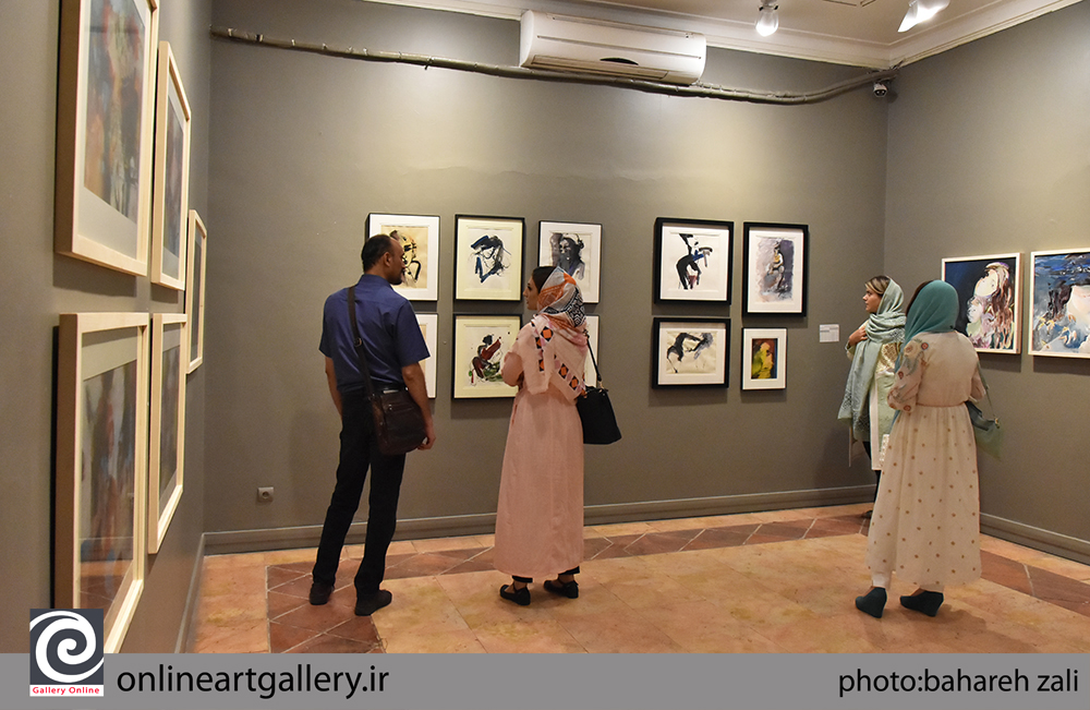 گزارش تصویری کارنمای پژوهشی ۸؛ سومین نمایشگاه از اعضای بالای ۴۰ سال انجمن هنرمندان نقاش ایران