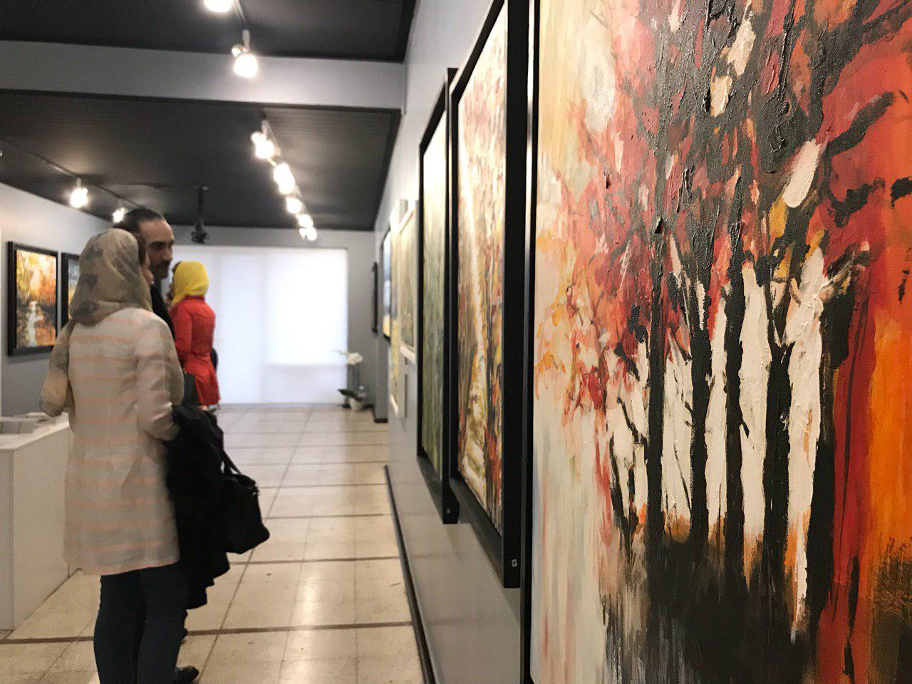 گزارش تصویری نمایشگاه نقاشی های بهروز بلوری