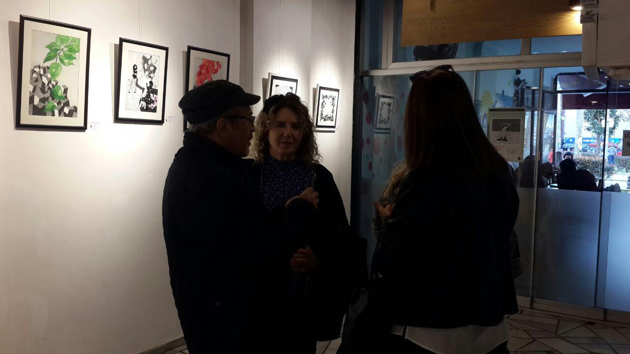 گزارش تصویری نمایشگاه هنرجویان دکتر نامدار در استانبول