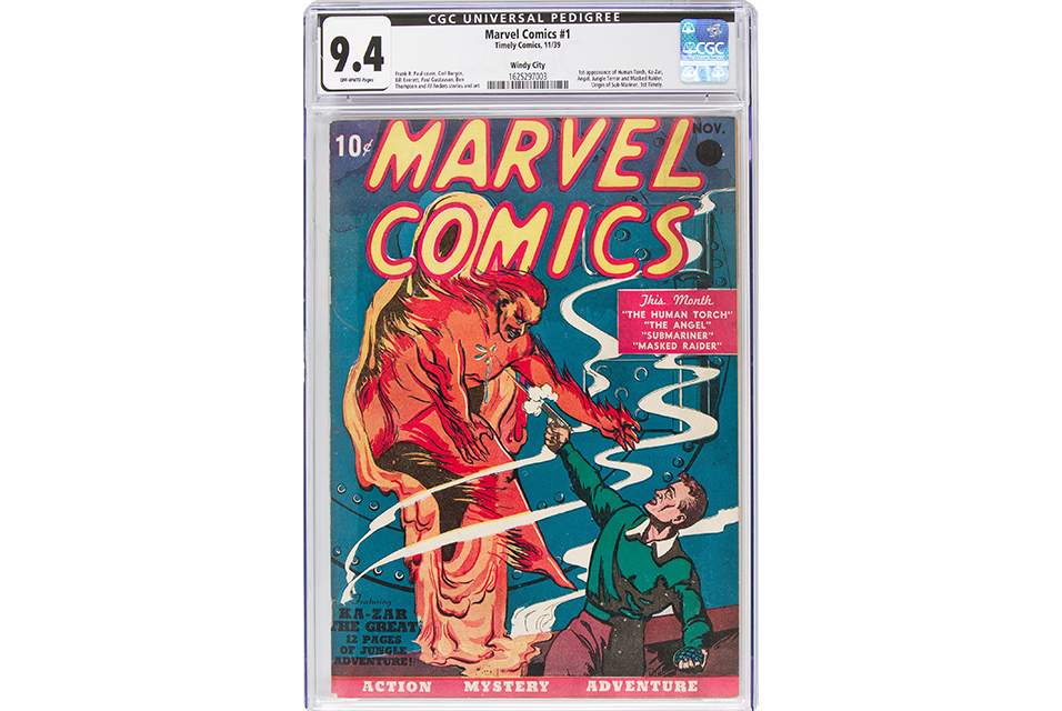 Marvel Comics No. 1 sells for $1.26 Million at Heritage Auctions, is most expensive Marvel comic ever sold