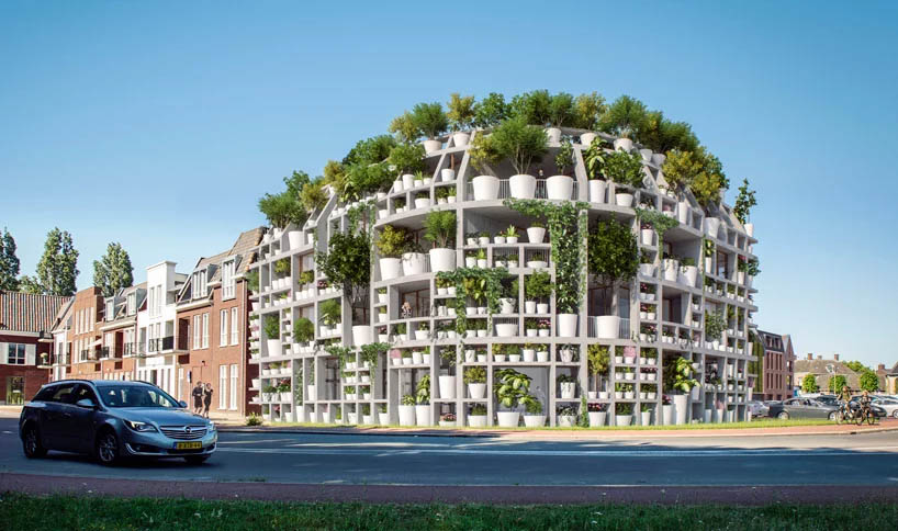 "ویلای سبز"؛ طراحی ساختمانی اداری - مسکونی با پوشش گیاهی توسط گروه معماری MVRDV