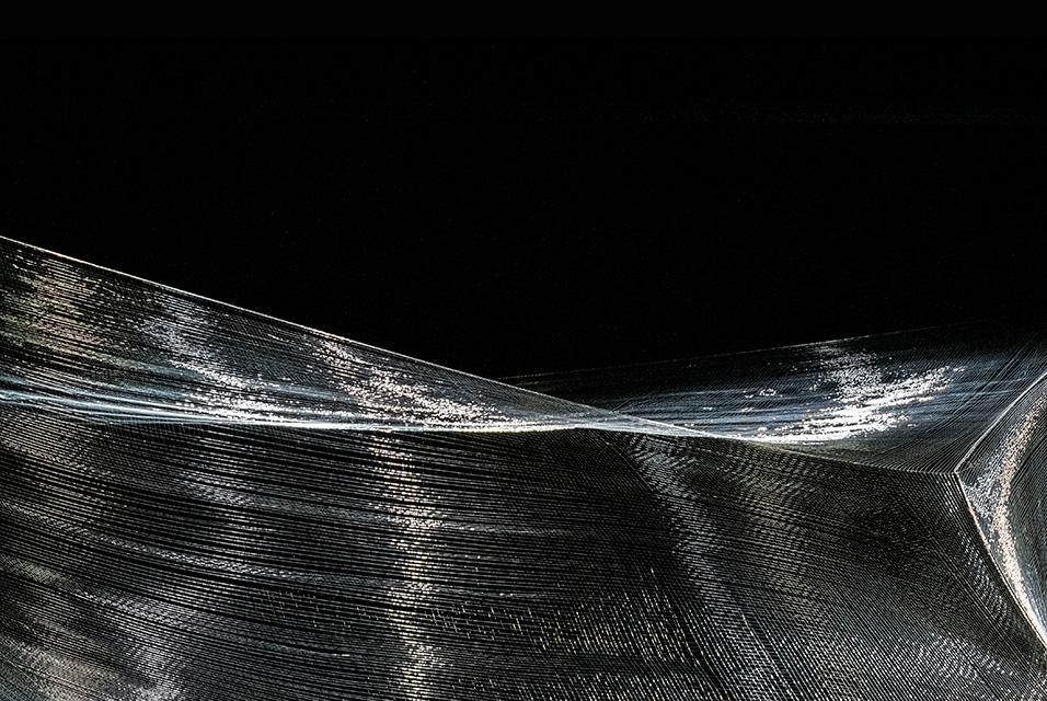 Pace Gallery features a single large-scale sculpture by multi-media artists DRIFT