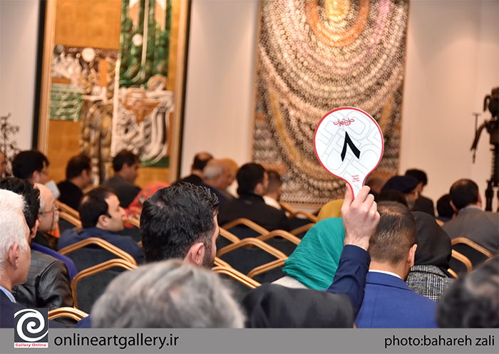 حراج تهران با ۱۱۴ اثر هنر معاصر، فروش ۶۱ میلیارد و ۷۷۶ میلیون تومان