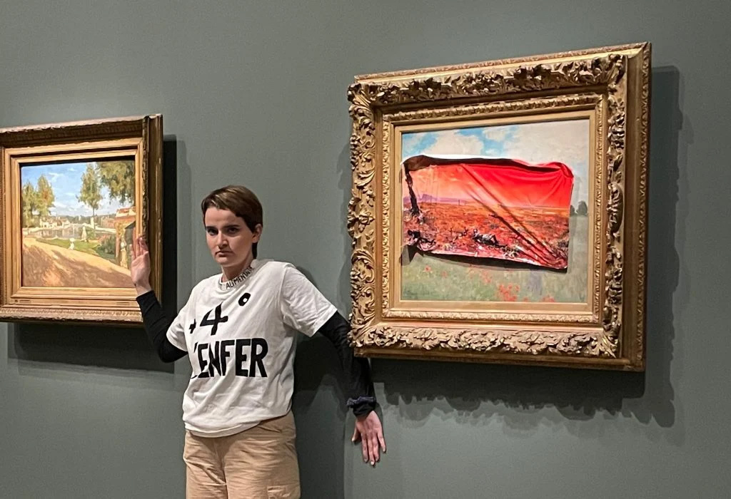 Monet Painting at the Musée d`Orsay Vandalized by Climate Activist