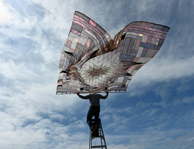 Iridescent quilts by wally dion celebrate indigenous identity and great plains landscapes