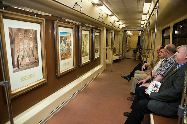 قطارهای خاص هنری در مسکو