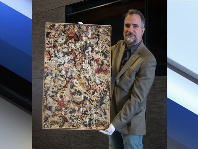 حراج تابلوی نقاشی از «جکسون پولاک» به قیمت ۱۵ میلیون دلار