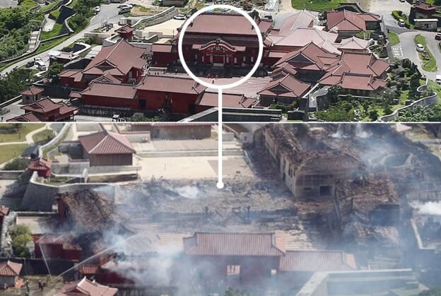 آتش میراث جهانی ۶۰۰ ساله ژاپن را نابود کرد