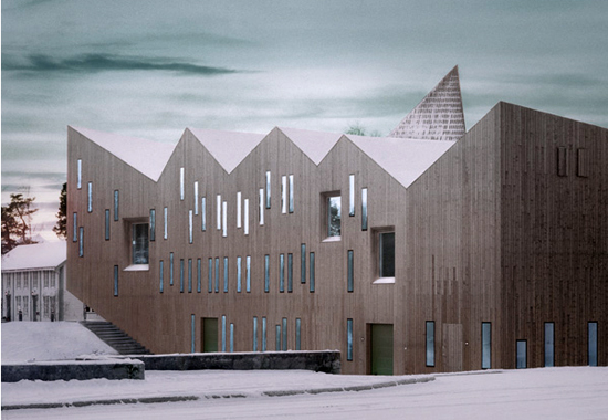 موزه هنر محلی رمسدال، جاذبه معماری به سبک اسکاندیناوی
