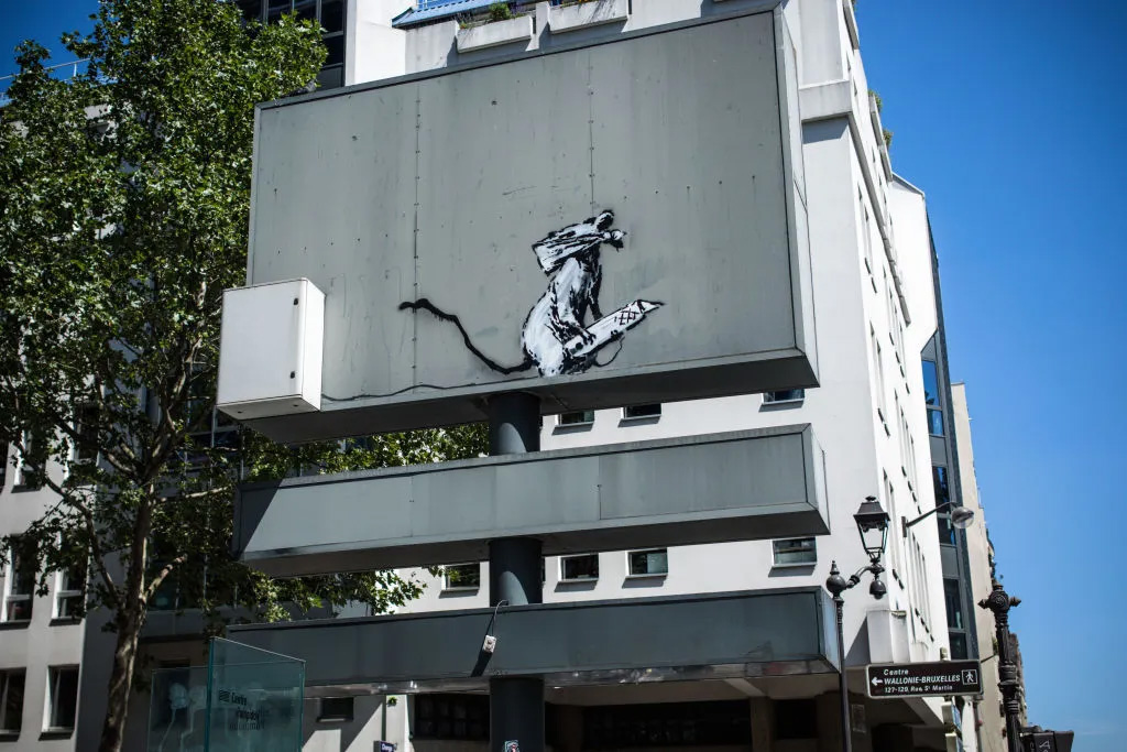 Man Receives Two-Year Prison Sentence for Stealing a Banksy Artwork in France