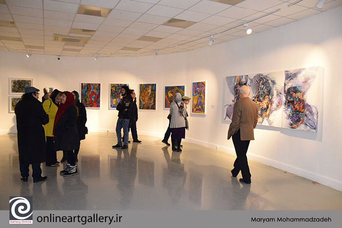 گزارش تصویری هفتمین کارنمای پژوهشی انجمن هنرمندان نقاش ایران در خانه هنرمندان ایران (بخش اول)