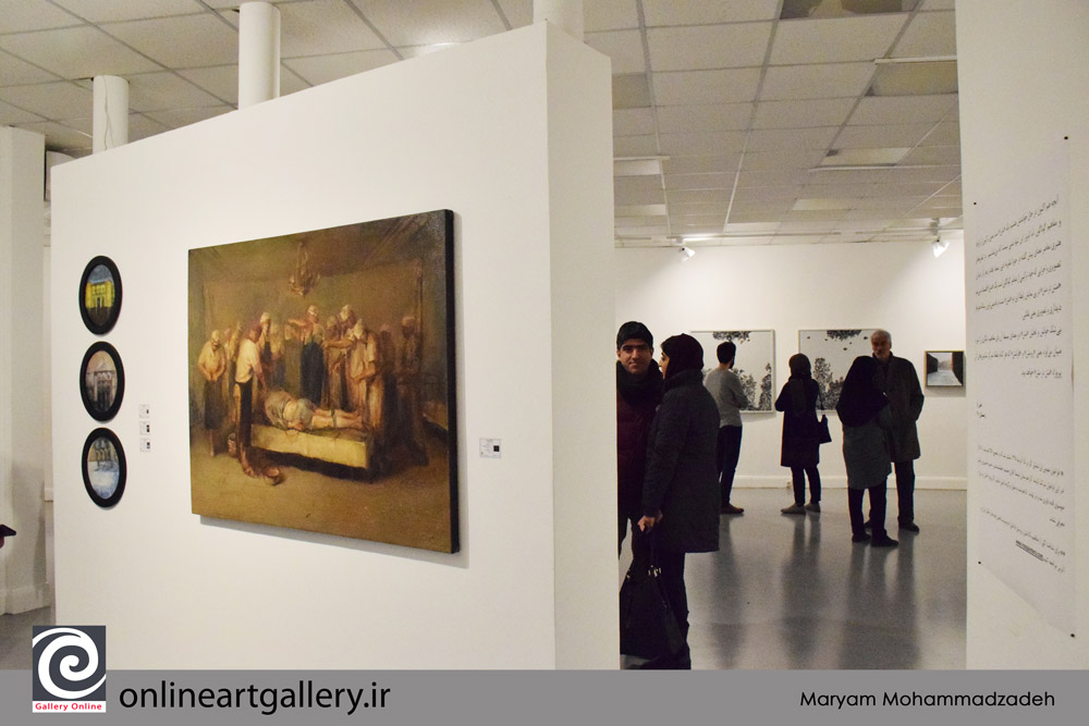 گزارش تصویری نمایشگاه «متن در متن» در خانه هنرمندان ایران