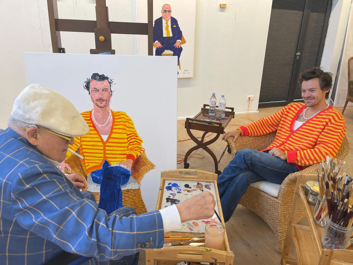 David Hockney Portrait of Harry Styles to Be Displayed at National Portrait Gallery