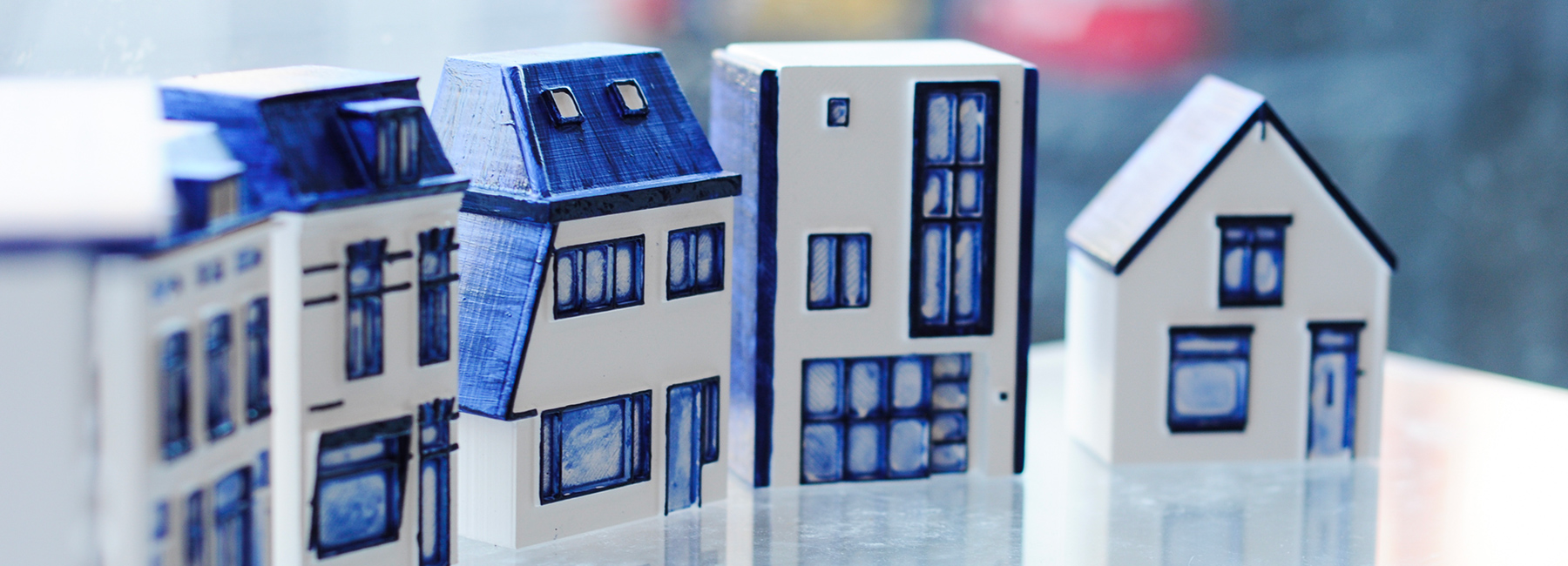 ساخت خانه های مینیاتوری با استفاده از پرینترهای سه بعدی