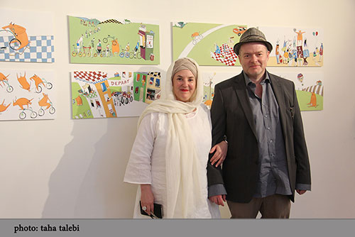 گزارش تصویری نمایشگاه تصویر سازی زوج سوئیسی در فرهنگسرای ارس باران
