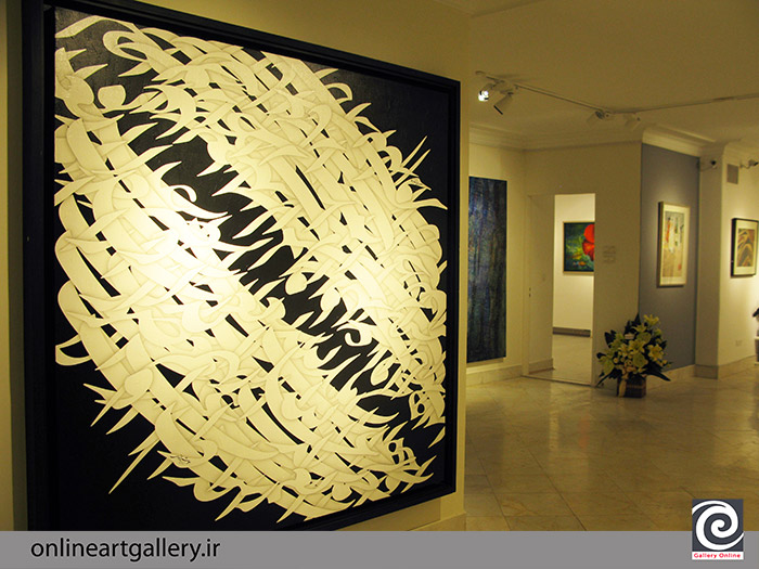 گزارش تصویری نمایشگاه آثار پیشکسوتان هنر معاصر ایران در گالری خط سفید(7 آبان 95 )