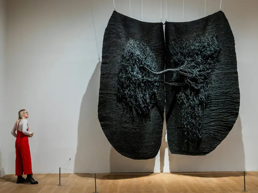 Magdalena Abakanowicz: Every Tangle of Thread and Rope review – a wonder weaver