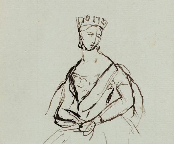 A Cache of Drawings by a 14-Year-Old Queen Victoria Head to Auction
