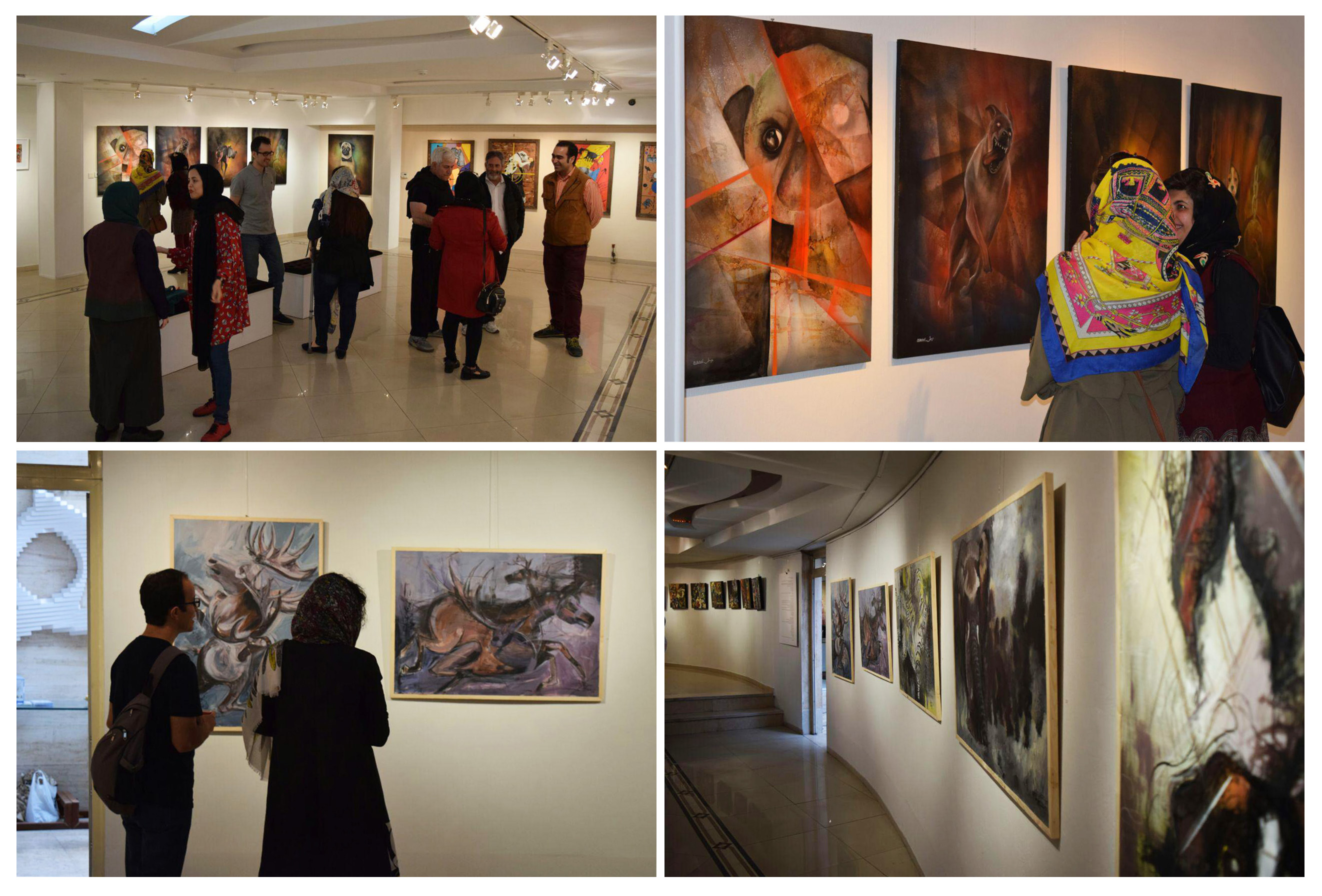 گزارش تصویری نمایشگاه "سهم" در گالری شکوه