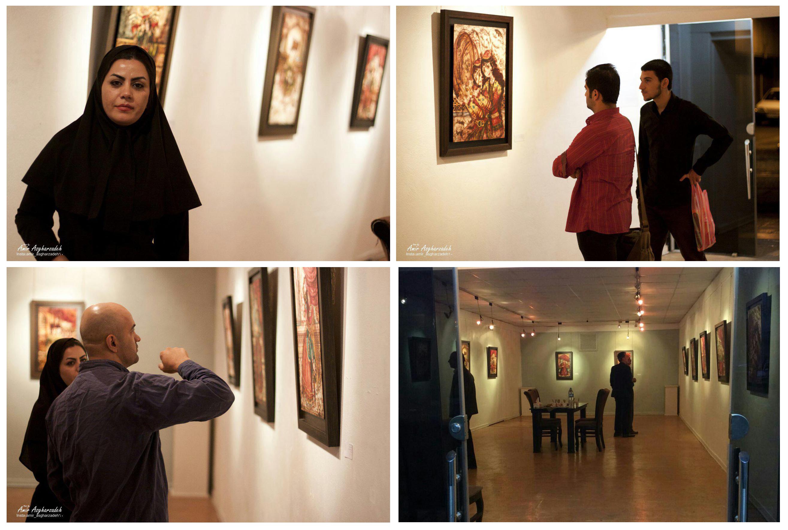 گزارش تصویری نمایشگاه "موشن قجر" در گالری هنر ایران