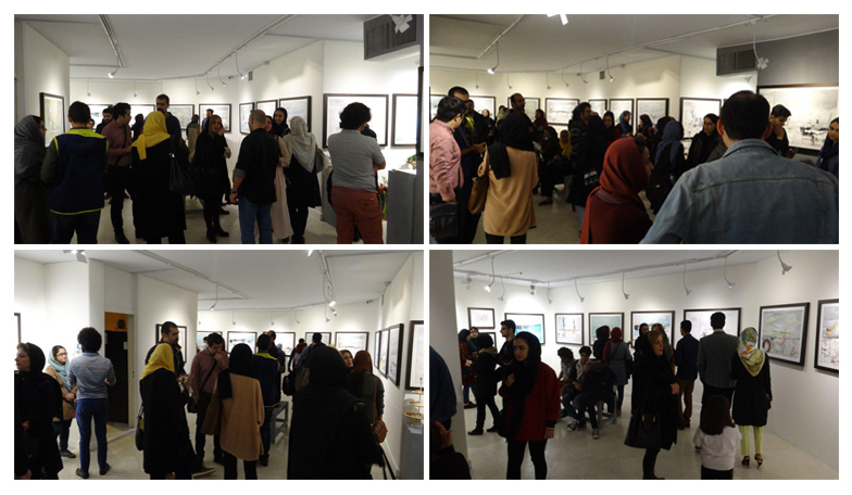 گزارش تصویری نمایشگاه آثار نقاشی های مهرداد وکیلی در گالری نگر