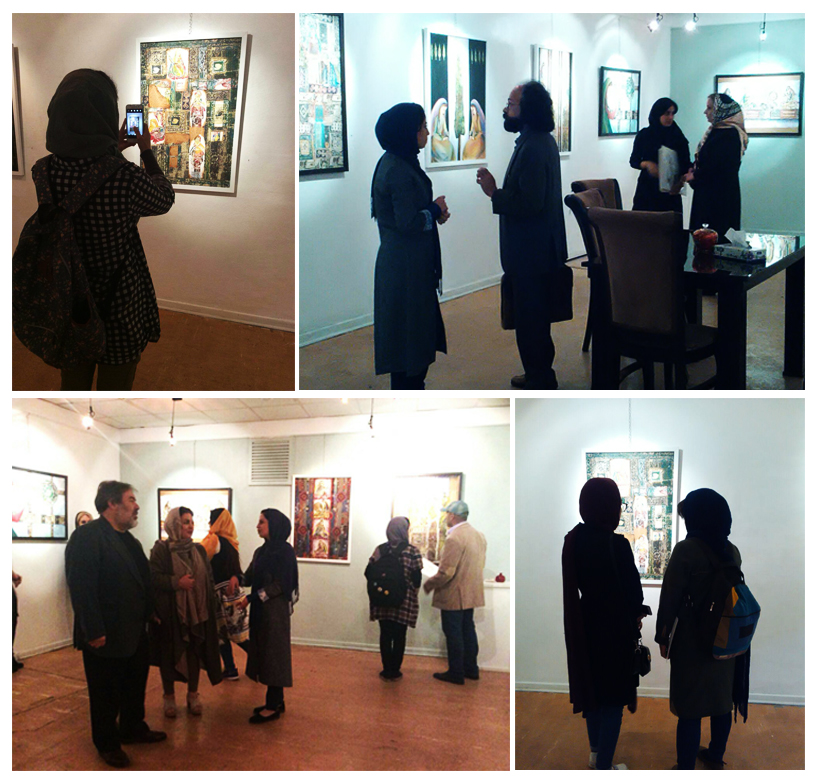 گزارش تصویری نمایشگاه آثار زینب علی نیا گرجی در گالری هنر ایران
