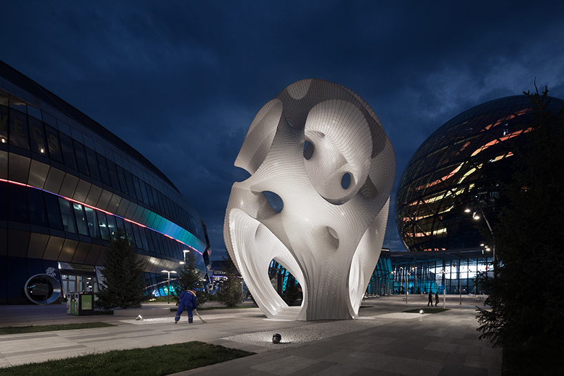 نمادی از شکوفایی معماری و عمران در ورودی نمایشگاه جهانی اکسپو ۲۰۱۷ آستانه قزاقستان