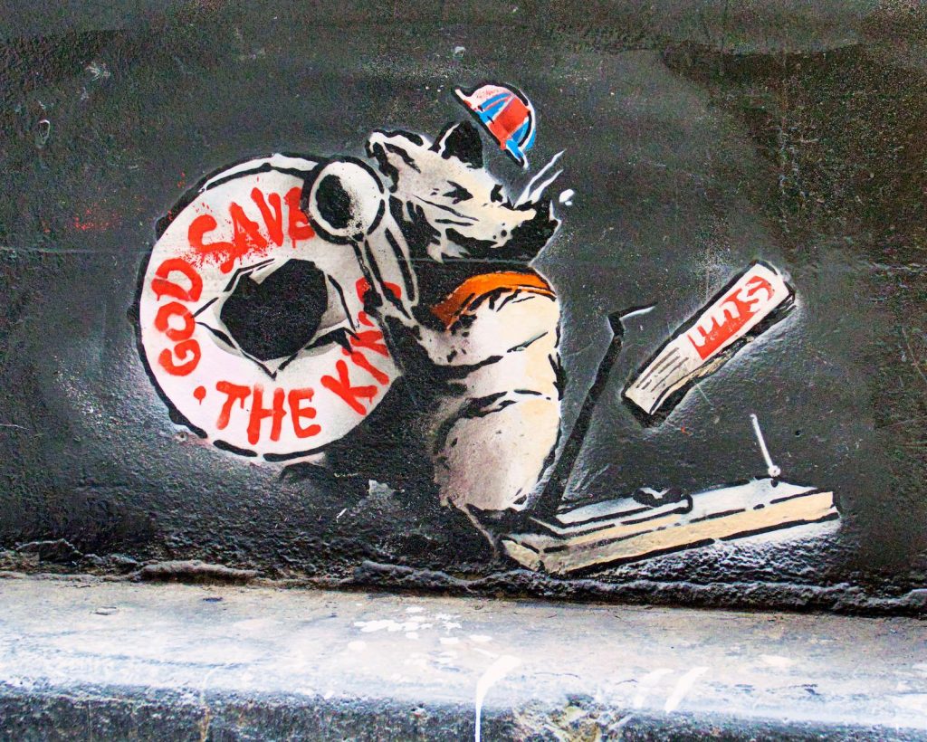 Banksy-Like Street Art Popped Up in Glasgow Just After an Official Show of His Work Opened in the City. The Artist Says They`re Fakes