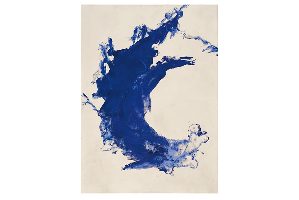 Christies to offer monumental canvas by Yves Klein