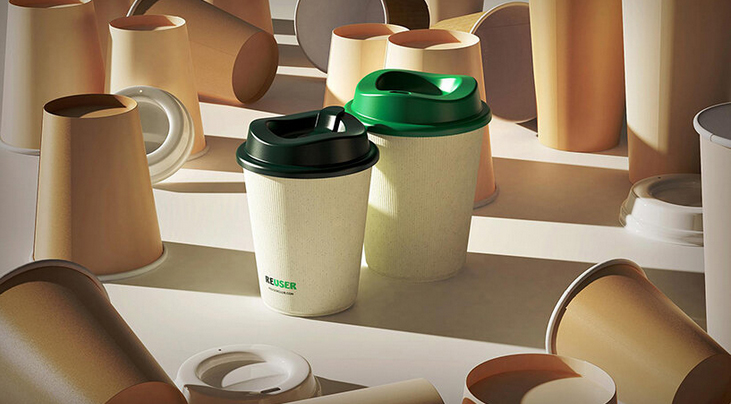 طراحی اولین فنجان قهوه قابل استفاده مجدد