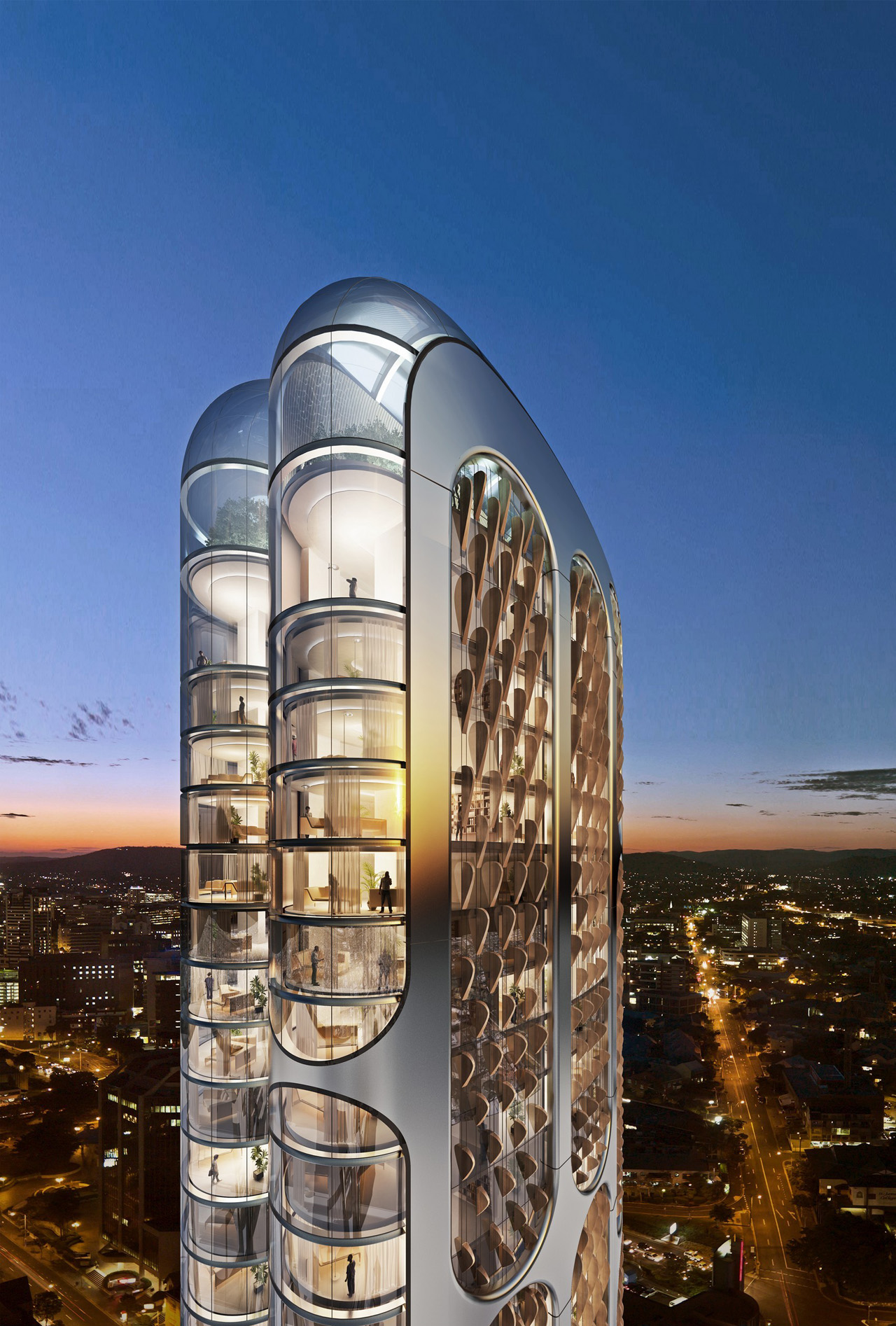 تغییر در خط آسمان شهر پاراماتا استرالیا با طراحی جسورانه برج مسکونی 197