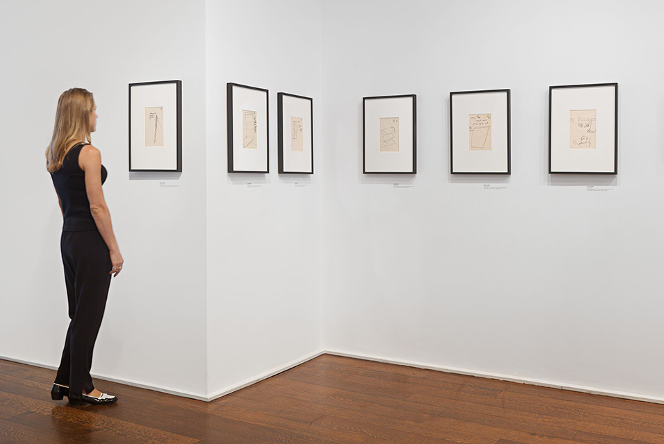 Hauser & Wirth exhibits drawings by Eva Hesse from the Allen Memorial Art Museum