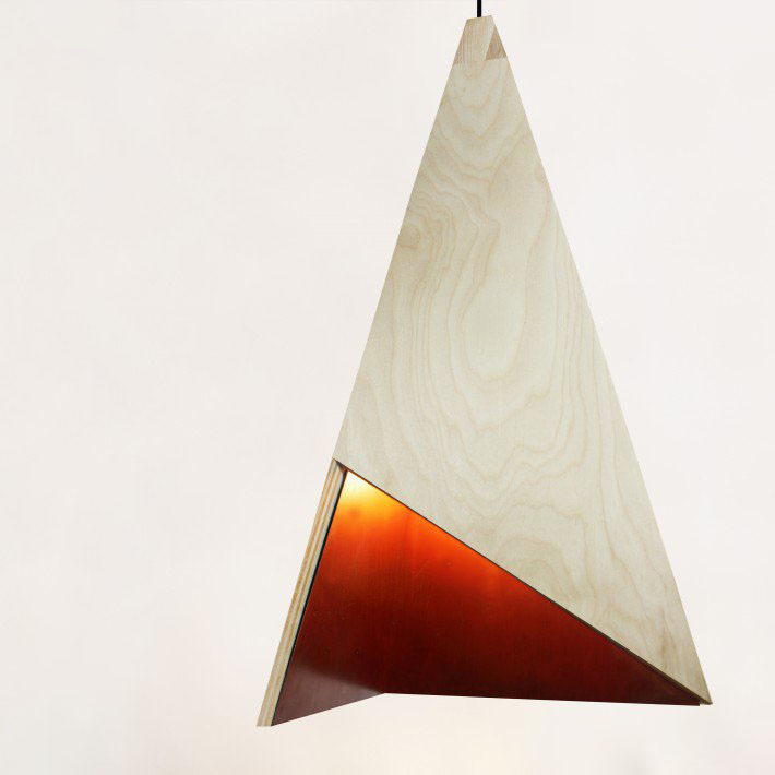 طراحی لامپ مثلث توسط A.Legawiec & O.Kiedrowicz