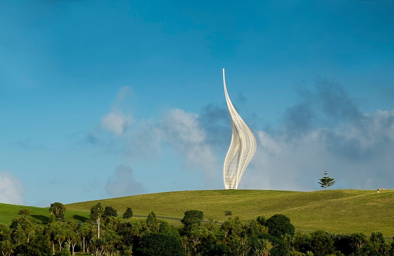رونمایی اثری از جری جاردا در پارک مجسمه سازی نیوزلند