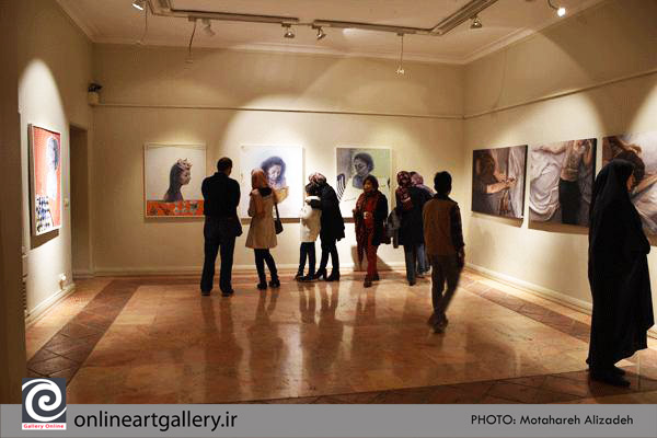 نمایشگاه کارنمای پژوهشی اعضای زیر 40 سال انجمن هنرمندان نقاش ایران افتتاح شد/ گزارش تصویری شماره یک(19 آبان 95 )