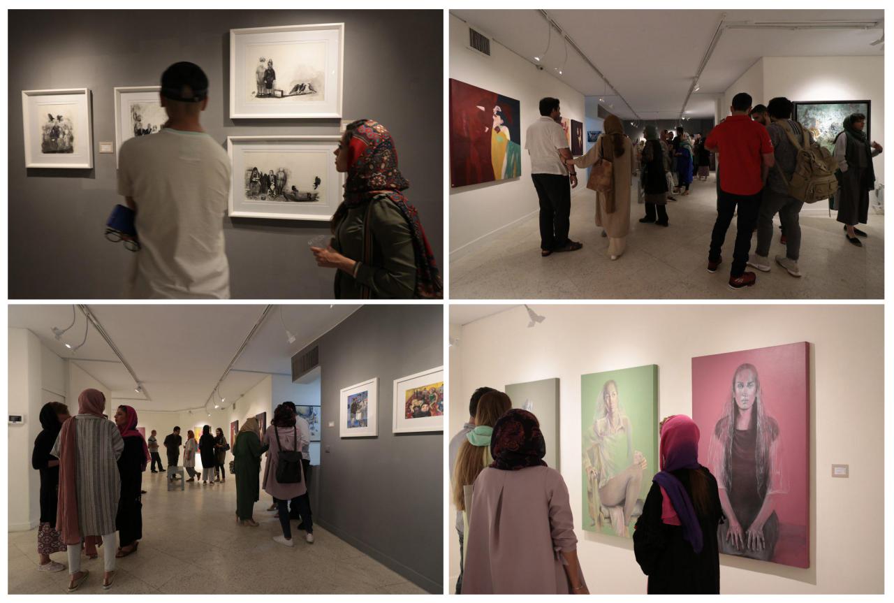گزارش تصویری نمایشگاه "بازتاب" در گالری نگر